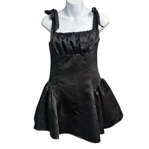DOLLSKILL SUGARTHRILLZ MAYFAIR RESIDENCE MINI CORSET DRESS BLACK SIZE SMALL